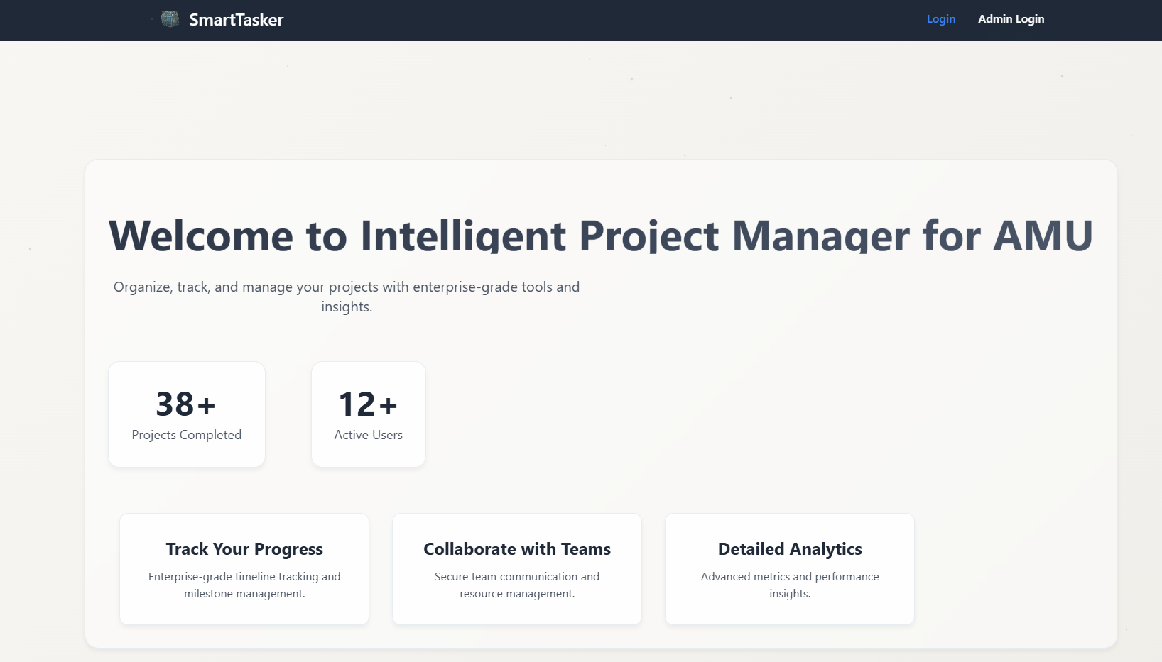 LLM Project Manager Screenshot